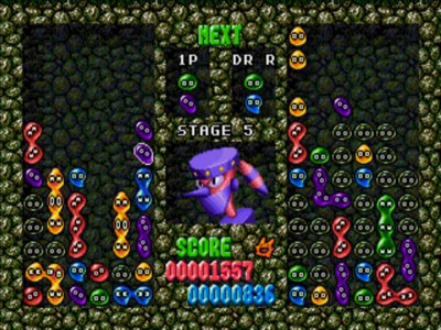 Pantallazo del juego online Dr Robotnik's Mean Bean Machine (Genesis)