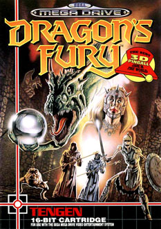 Carátula del juego Dragon's Fury (Genesis)