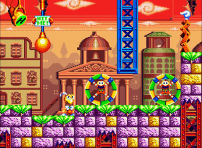 Pantallazo del juego online Dynamite Headdy (Genesis)