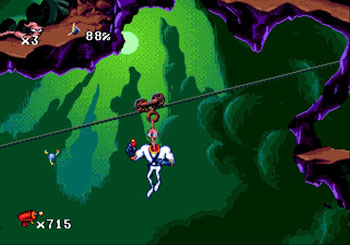 Pantallazo del juego online Earthworm Jim (Genesis)