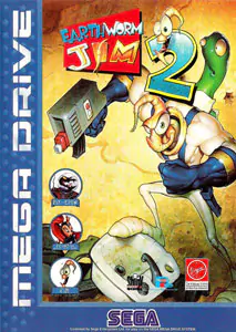 Portada de la descarga de Earthworm Jim 2