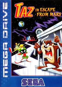 Portada de la descarga de Taz in Escape from Mars