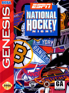 Carátula del juego ESPN National Hockey Night (Genesis)
