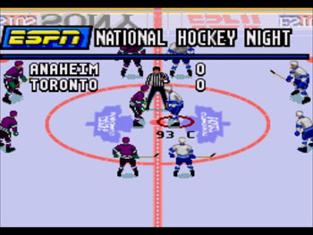 Pantallazo del juego online ESPN National Hockey Night (Genesis)
