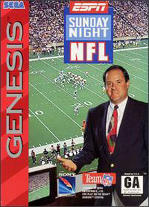 Carátula del juego ESPN Sunday Night NFL (Genesis)