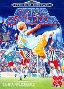 Carátula del juego European Club Soccer (Genesis)