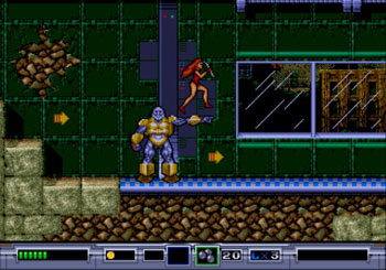 Pantallazo del juego online Ex-Mutants (Genesis)