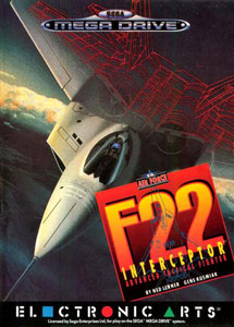 Carátula del juego F22 Interceptor (Genesis)