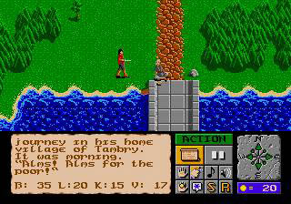 Pantallazo del juego online The Faery Tale Adventure (Genesis)