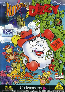 Carátula del juego Fantastic Dizzy (Genesis)