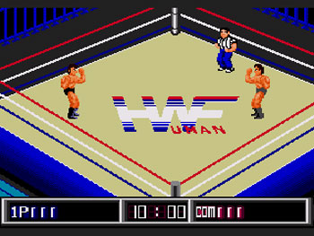 Pantallazo del juego online Thunder Pro Wrestling Retsuden (Genesis)