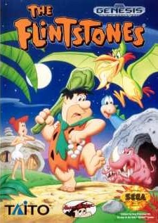 Carátula del juego The Flintstones (Genesis)