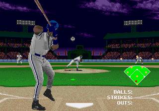 Pantallazo del juego online Frank Thomas Big Hurt Baseball (Genesis)