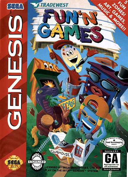 Carátula del juego Fun 'N' Games (Genesis)