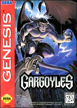 Carátula del juego Gargoyles (Genesis)