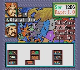 Pantallazo del juego online Genghis Khan II - Clan of the Gray Wolf (Genesis)