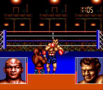 Pantallazo del juego online George Foreman's KO Boxing (Genesis)