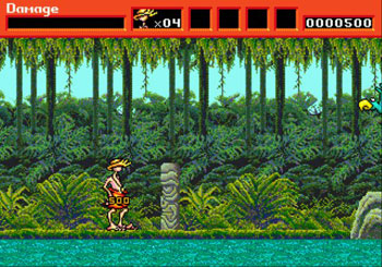 Pantallazo del juego online Greendog The Beached Surfer Dude (Genesis)