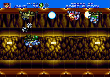 Pantallazo del juego online Gunstar Heroes (Genesis)