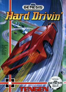 Carátula del juego Hard Drivin' (Genesis)