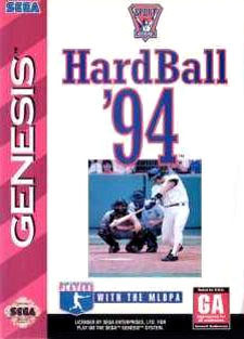 Carátula del juego HardBall '94 (Genesis)