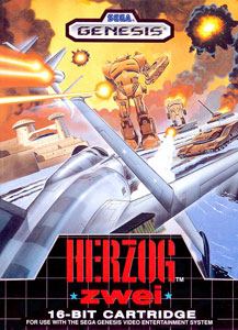 Carátula del juego Herzog Zwei (Genesis)