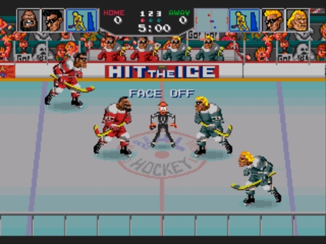 Pantallazo del juego online Hit the Ice (Genesis)