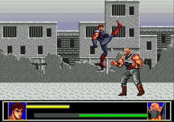 Pantallazo del juego online Hokuto no Ken Shinseiki Ura Kyuusei Aruji Densetsu (Genesis)