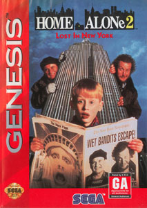 Carátula del juego Home Alone 2 Lost in New York (Genesis)