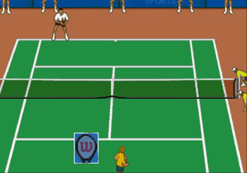 Pantallazo del juego online IMG International Tour Tennis (Genesis)