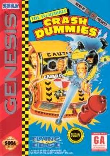 Carátula del juego The Incredible Crash Dummies (Genesis)
