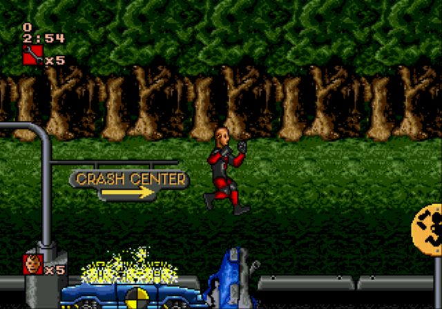 Pantallazo del juego online The Incredible Crash Dummies (Genesis)