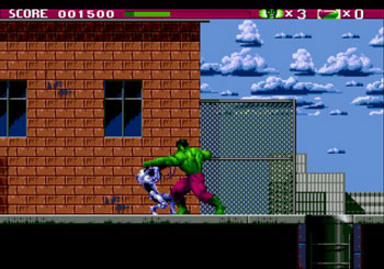 Pantallazo del juego online The Incredible Hulk (Genesis)