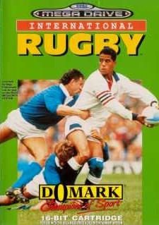 Carátula del juego International Rugby (Genesis)