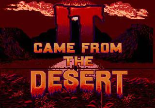 Portada de la descarga de It Came From the Desert