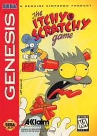 Carátula del juego The Itchy & Scratchy Game (Genesis)