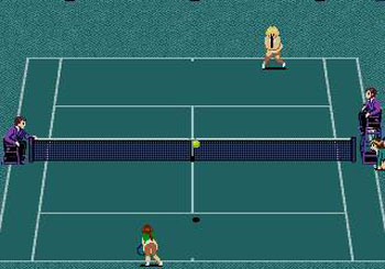Pantallazo del juego online Jennifer Capriati Tennis (Genesis)