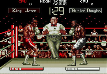 Pantallazo del juego online James Buster Douglas Knockout Boxing (Genesis)