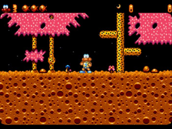 Pantallazo del juego online James Pond 3 Operation Starfish (Genesis)