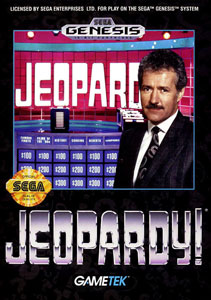 Carátula del juego Jeopardy (Genesis)
