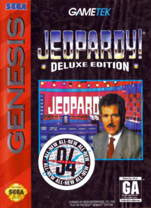 Carátula del juego Jeopardy Deluxe Edition (Genesis)