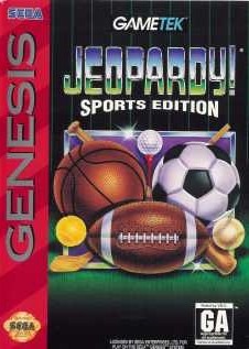 Carátula del juego Jeopardy Sports Edition (Genesis)