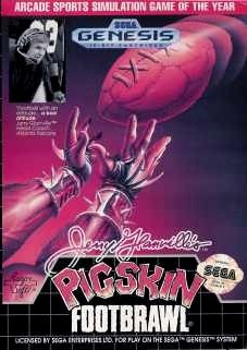Carátula del juego Jerry Glanville's Pigskin Footbrawl (Genesis)