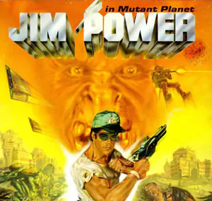 Portada de la descarga de Jim Power: The Arcade Game