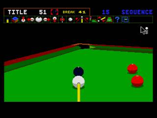 Pantallazo del juego online Jimmy White's Whirlwind Snooker (Genesis)