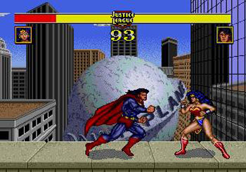 Pantallazo del juego online Justice League Task Force (Genesis)