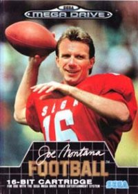 Carátula del juego Joe Montana Football (Genesis)