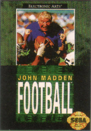 Carátula del juego John Madden Football (Genesis)