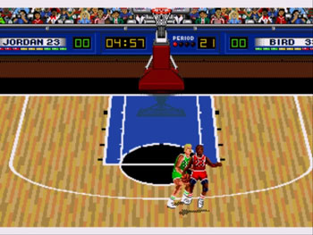 Pantallazo del juego online Jordan vs Bird One on One (Genesis)