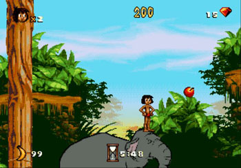 Pantallazo del juego online Disney's The Jungle Book (Genesis)